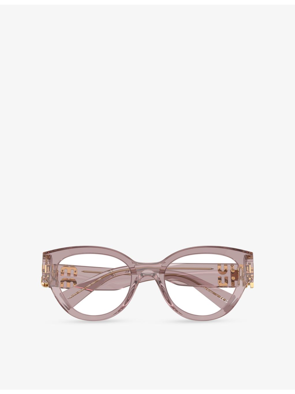Miu Miu cat-eye acetate optical glasses clear lens - British product