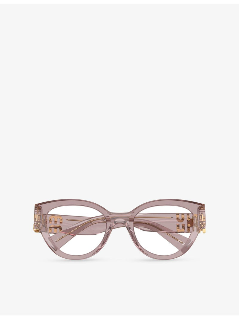 Miu Miu cat-eye acetate optical glasses clear lens - British product