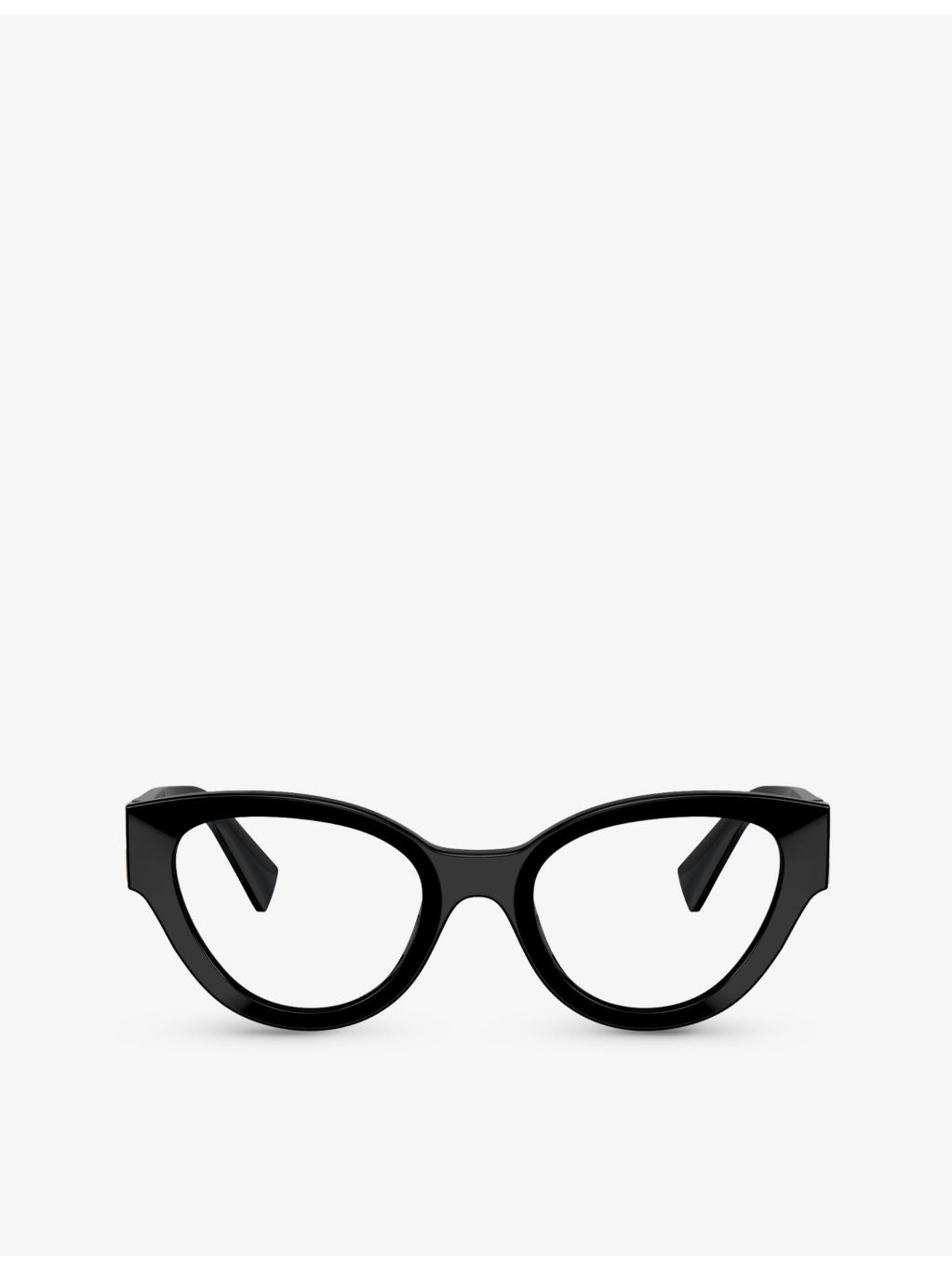 Miu Miu phantos frame acetate optical glasses, clear lenses - British product