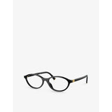Miu Miu MU 09XV oval acetate optical glasses, imported from the UK