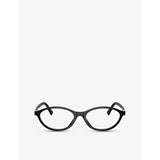 Miu Miu MU 09XV oval acetate optical glasses, imported from the UK