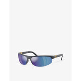Miu Miu MU A02S oval-frame injected sunglasses - British product