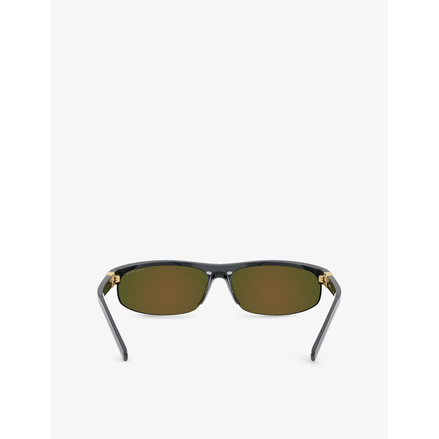 Miu Miu MU A02S oval-frame injected sunglasses - British product