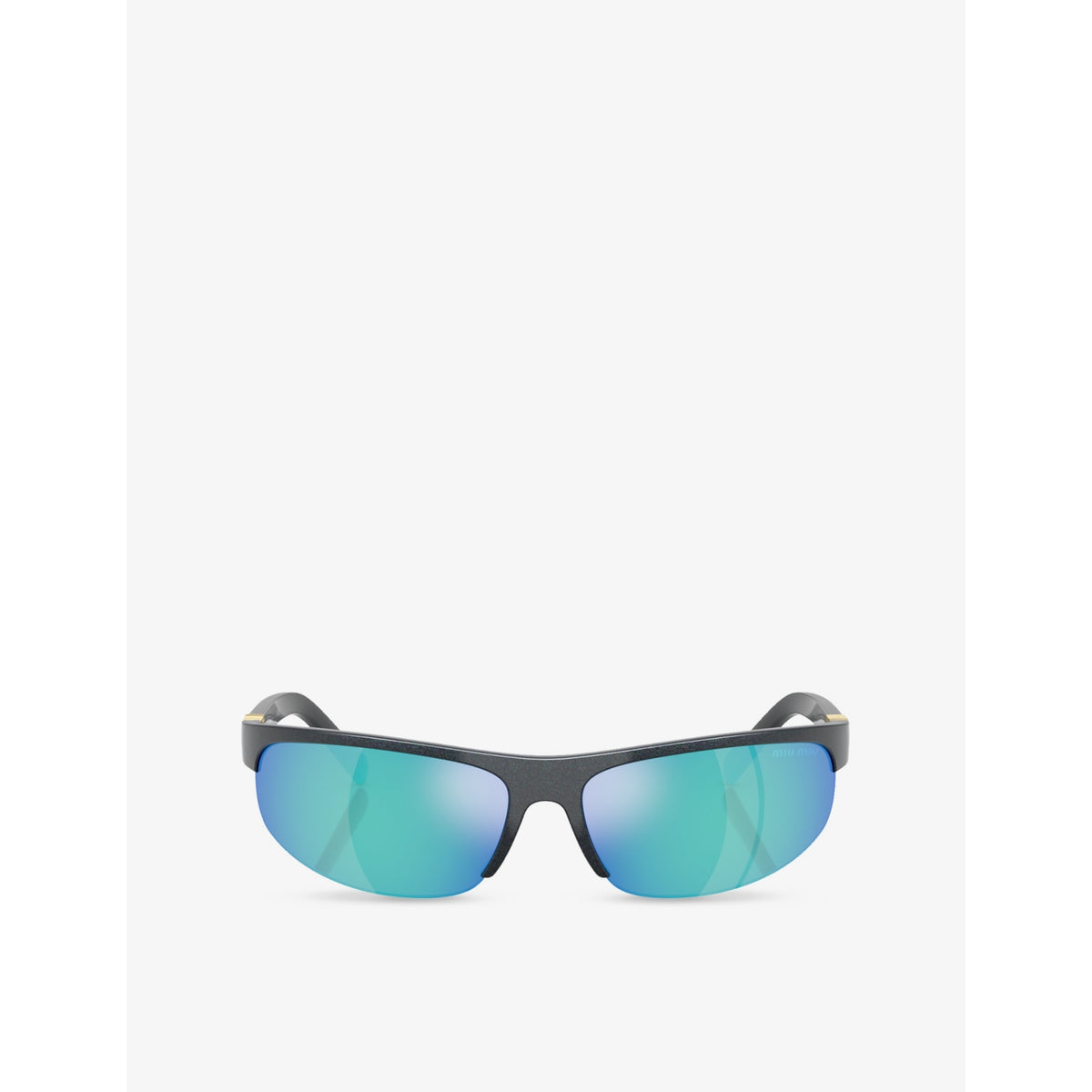 Miu Miu MU A02S oval-frame injected sunglasses - British product