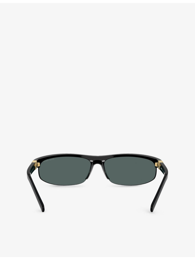 Miu Miu MU A02S oval-frame sunglasses - British product