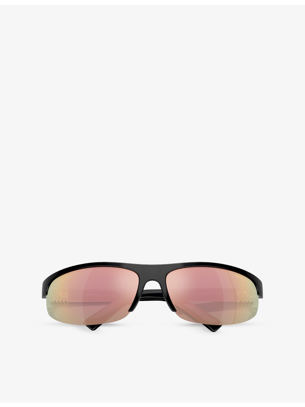 Miu Miu MU A02S oval-frame sunglasses - British product