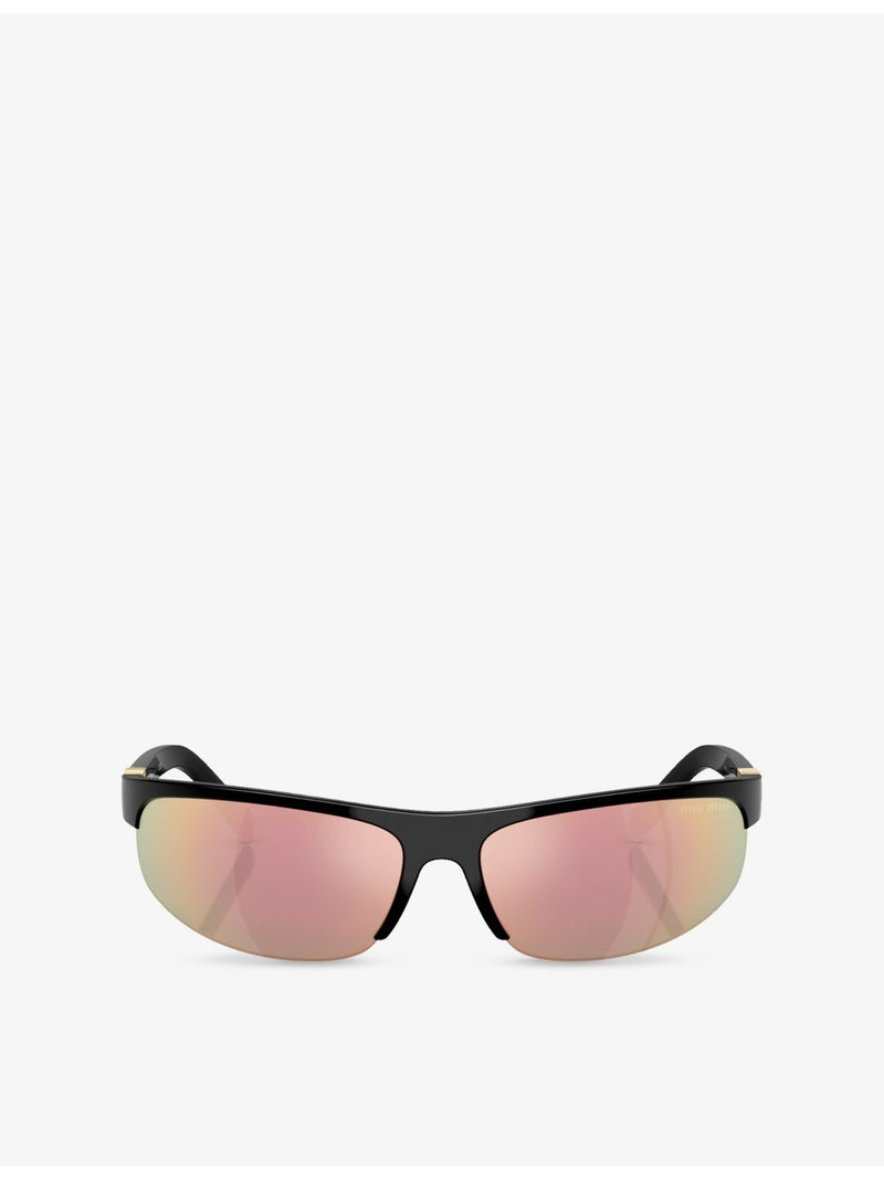Miu Miu MU A02S oval-frame sunglasses - British product