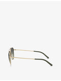 Oliver Peoples metal pilot sunglasses gradient lenses, UK version