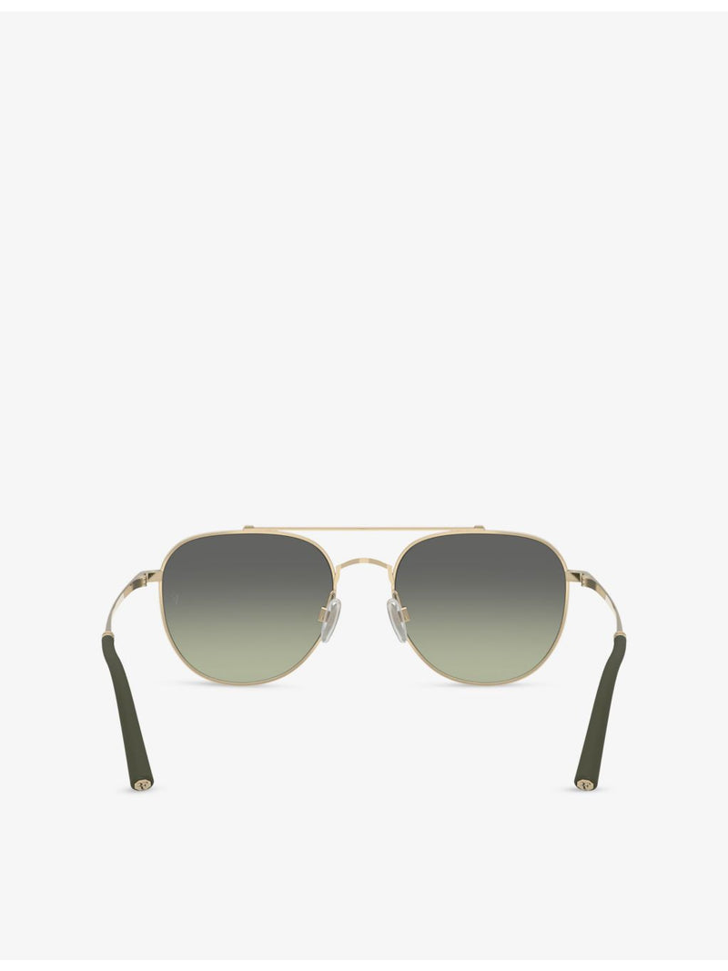 Oliver Peoples metal pilot sunglasses gradient lenses, UK version