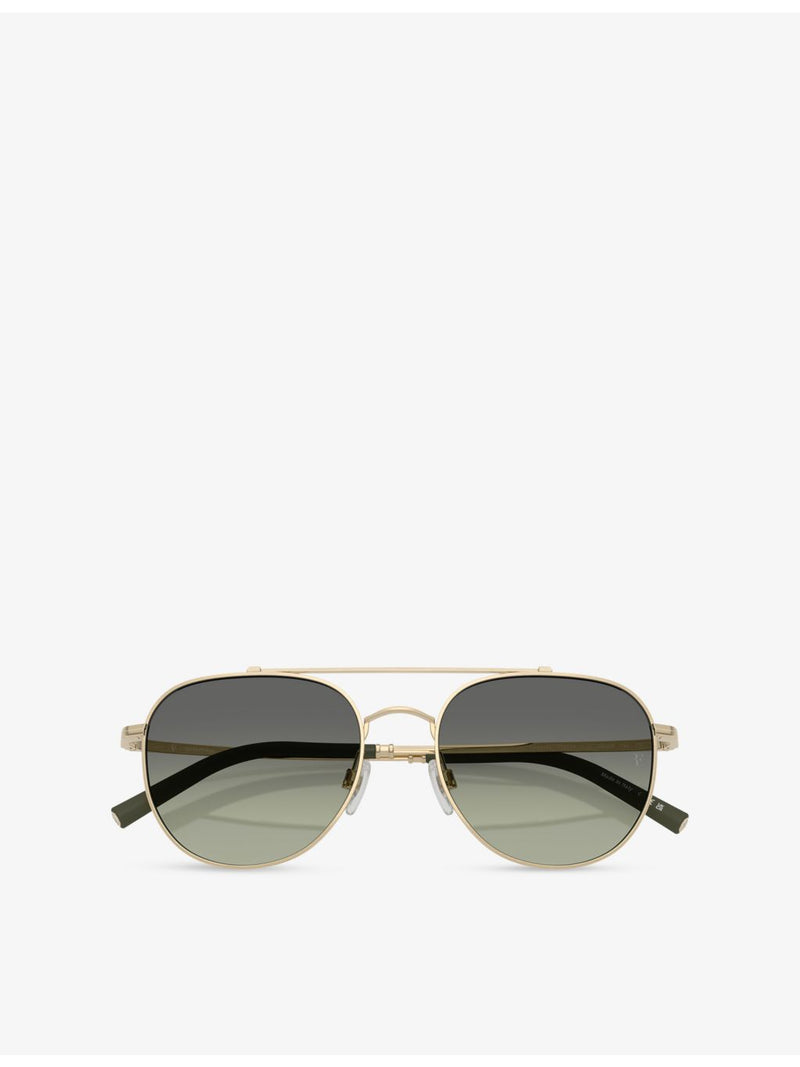 Oliver Peoples metal pilot sunglasses gradient lenses, UK version