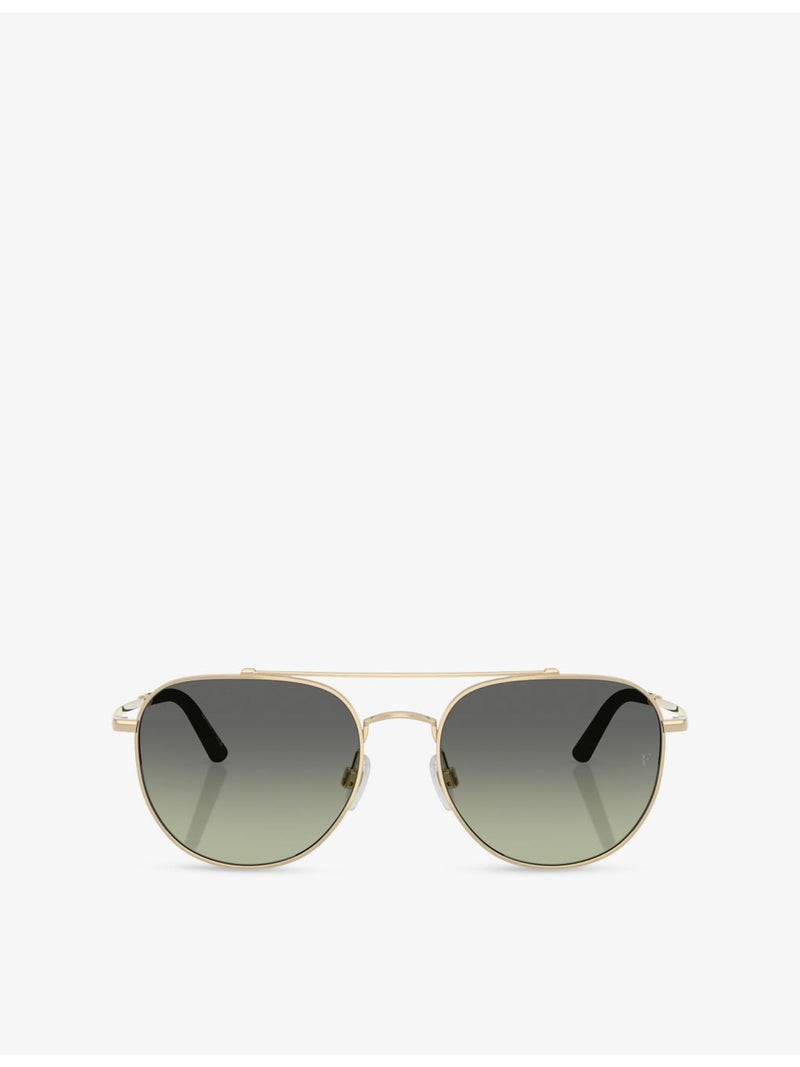 Oliver Peoples metal pilot sunglasses gradient lenses, UK version