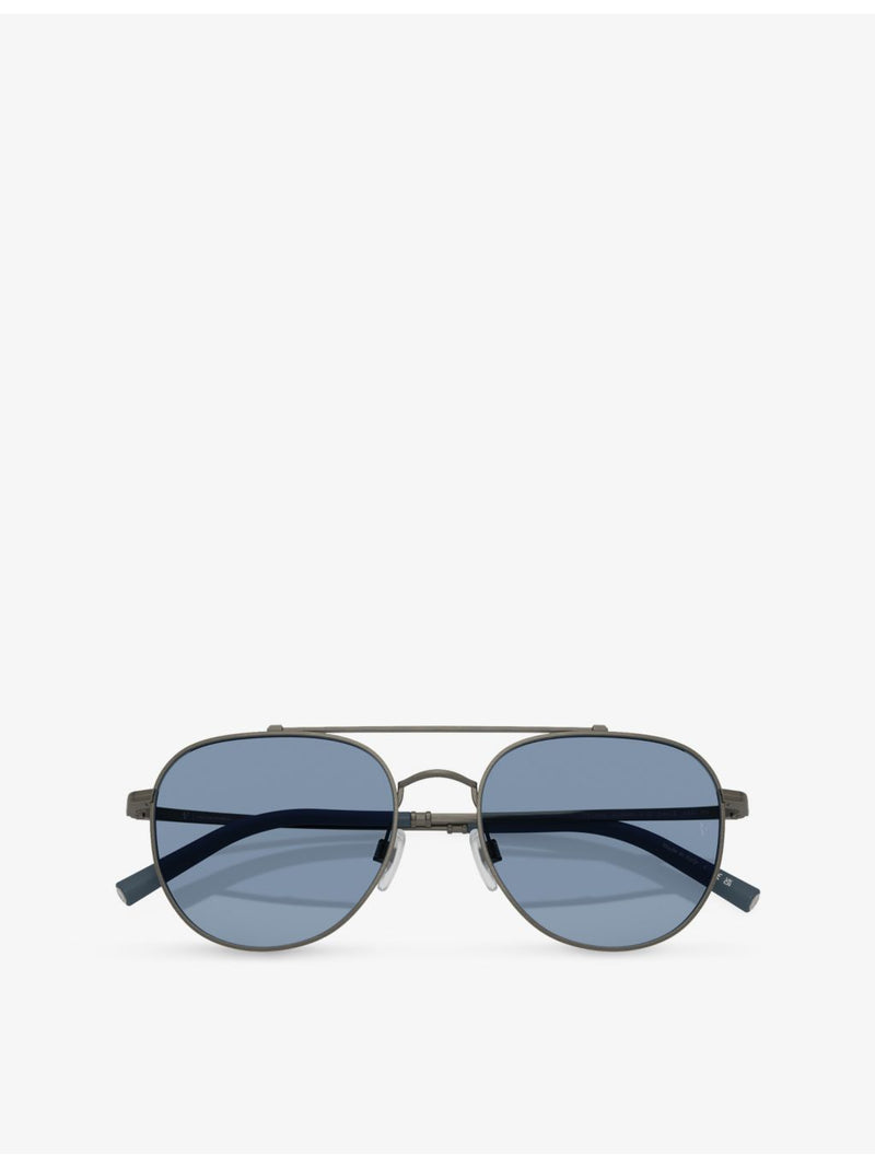 Oliver Peoples pilot-frame metal sunglasses OV1346S R-10, UK version