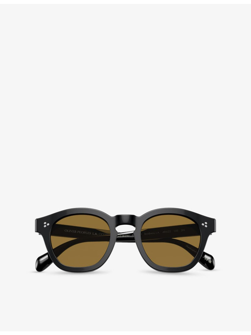 Oliver Peoples square-frame acetate sunglasses UV protection, UK version