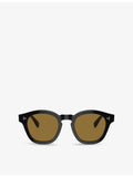 Oliver Peoples square-frame acetate sunglasses UV protection, UK version