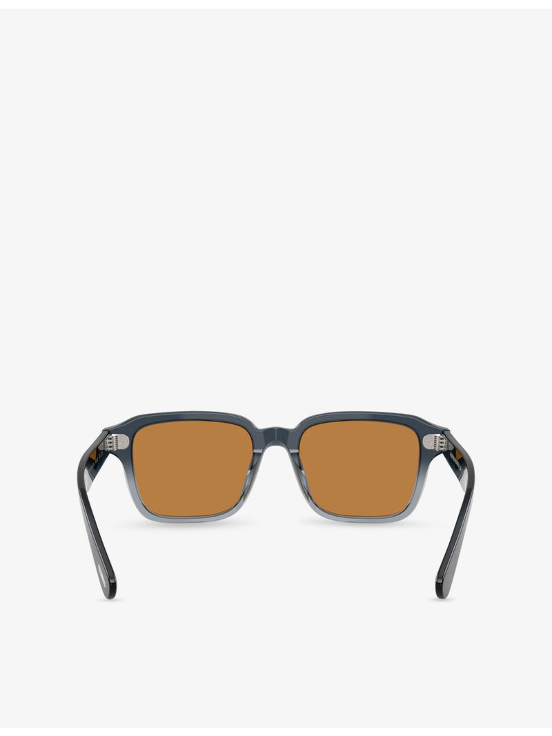 Oliver Peoples Errisson pillow-frame acetate sunglasses, imported from the UK