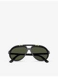 Persol pilot-frame acetate sunglasses PO0202S, imported from the UK