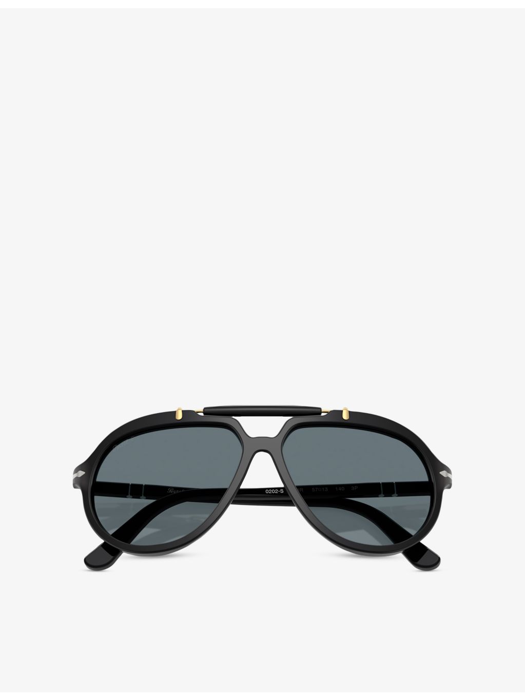 Persol Senna pilot-frame polarised acetate sunglasses (British brand)
