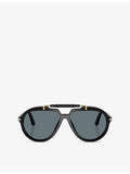 Persol Senna pilot-frame polarised acetate sunglasses (British brand)