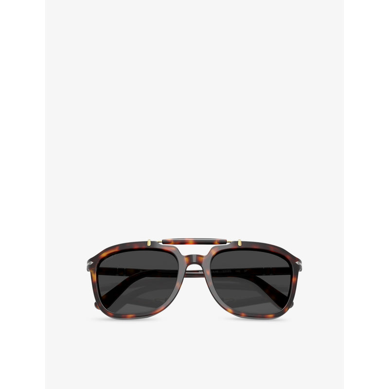 Persol square-frame acetate sunglasses PO0203S (British brand)