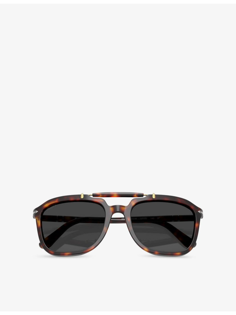 Persol square-frame acetate sunglasses PO0203S (British brand)