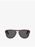 Persol PO0714 pilot-frame acetate sunglasses, imported from the UK