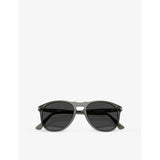 Persol PO9649S pilot-frame acetate sunglasses (British brand)