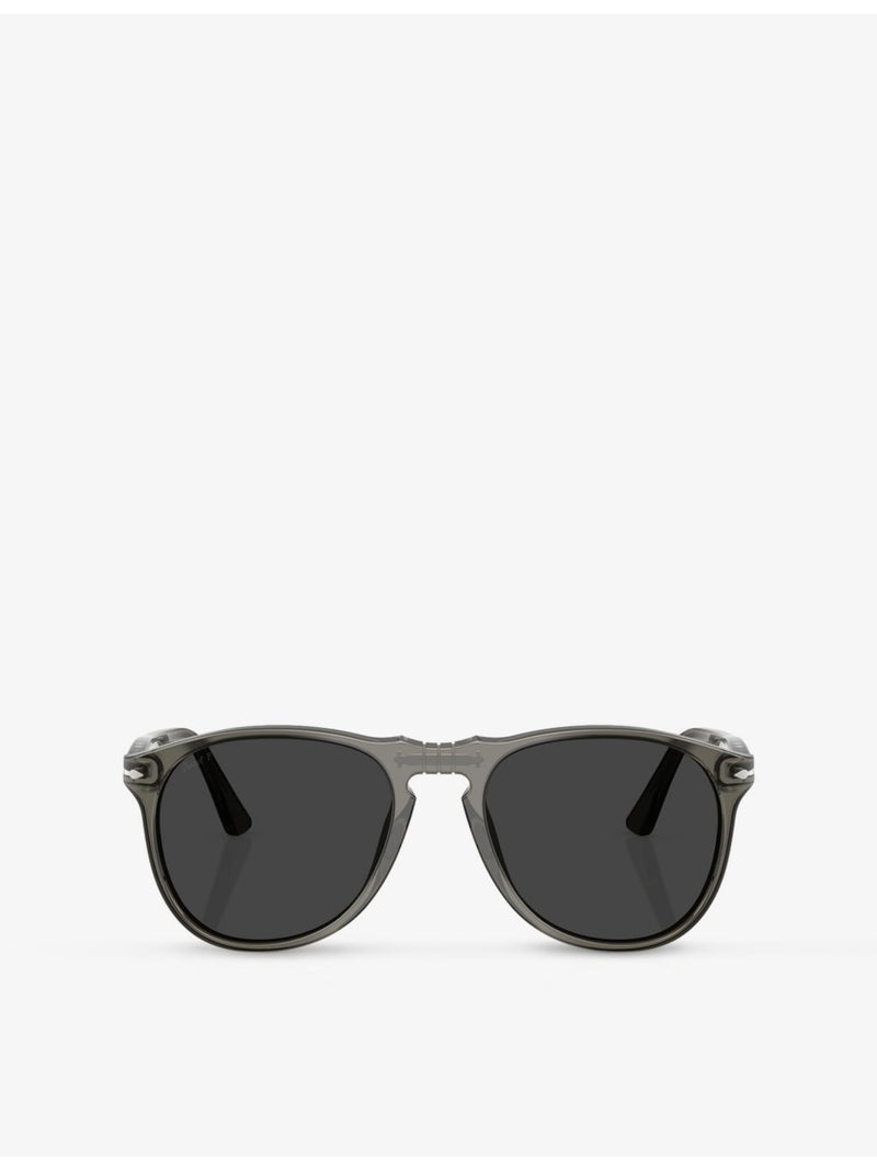 Persol PO9649S pilot-frame acetate sunglasses (British brand)