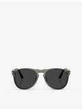 Persol PO9649S pilot-frame acetate sunglasses (British brand)
