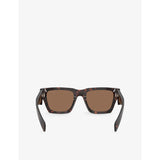 Prada tortoise acetate square-frame sunglasses 50mm (British brand)