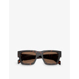 Prada tortoise acetate square-frame sunglasses 50mm (British brand)