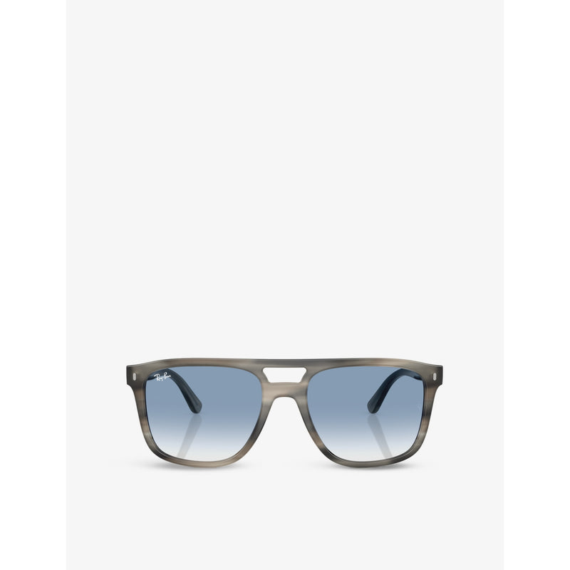 Ray-Ban RB2213 square-frame sunglasses with gradient lenses - British product