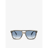 Ray-Ban RB2213 square-frame sunglasses with gradient lenses - British product