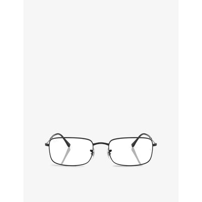 selfridges Ray-Ban RX3746V Rectangular Metal Optical Glasses- Buy online at McGrocer