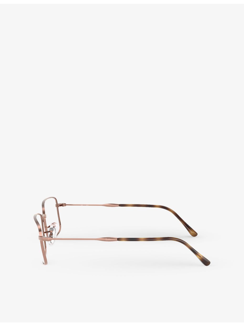 Ray-Ban RX3746V rectangular metal optical glasses - British product