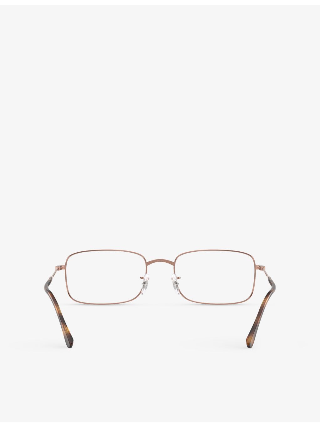 Ray-Ban RX3746V rectangular metal optical glasses - British product