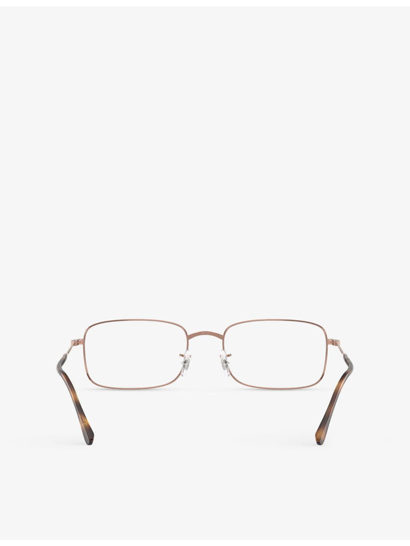 Ray-Ban RX3746V rectangular metal optical glasses - British product
