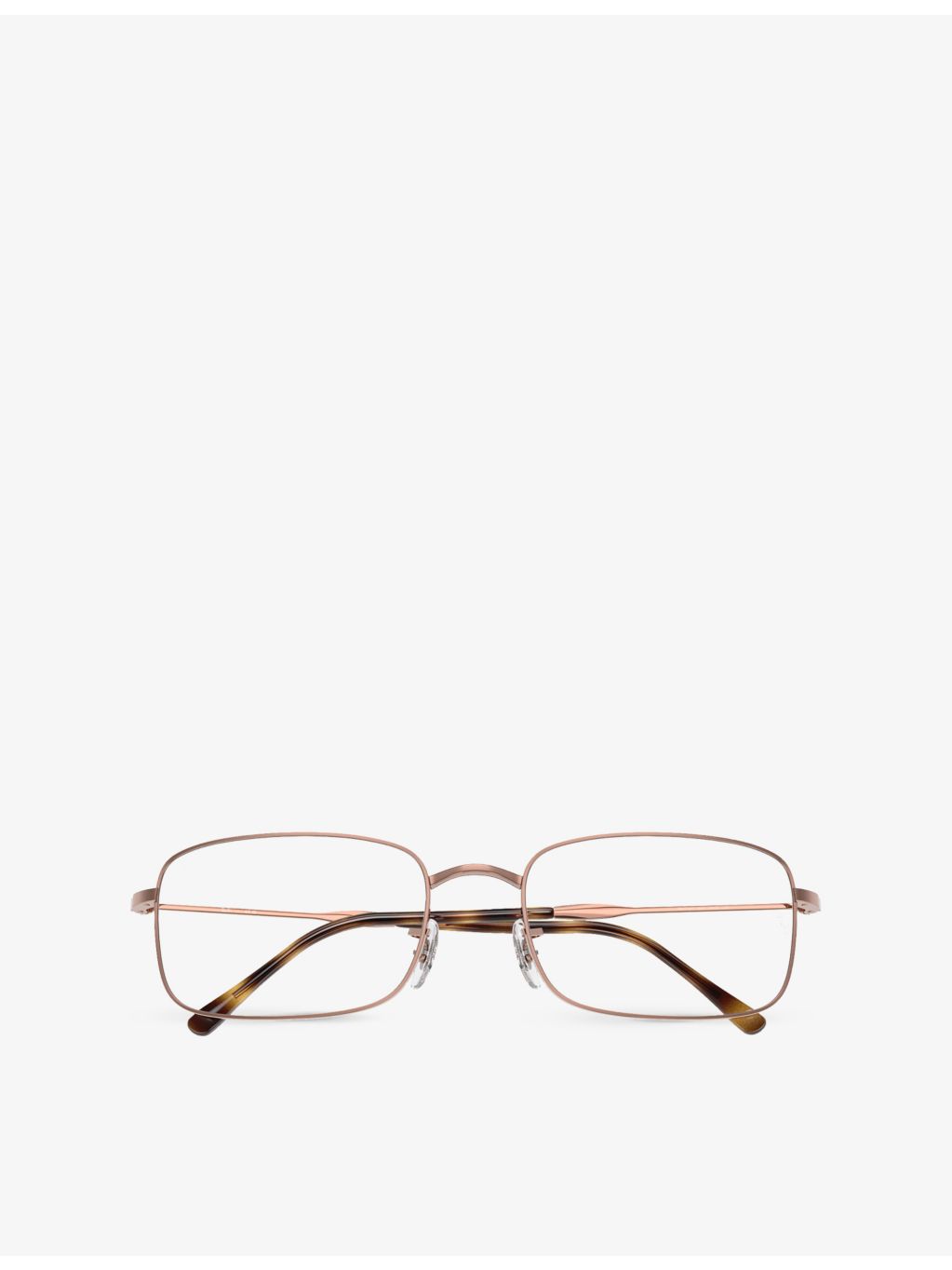 Ray-Ban RX3746V rectangular metal optical glasses - British product