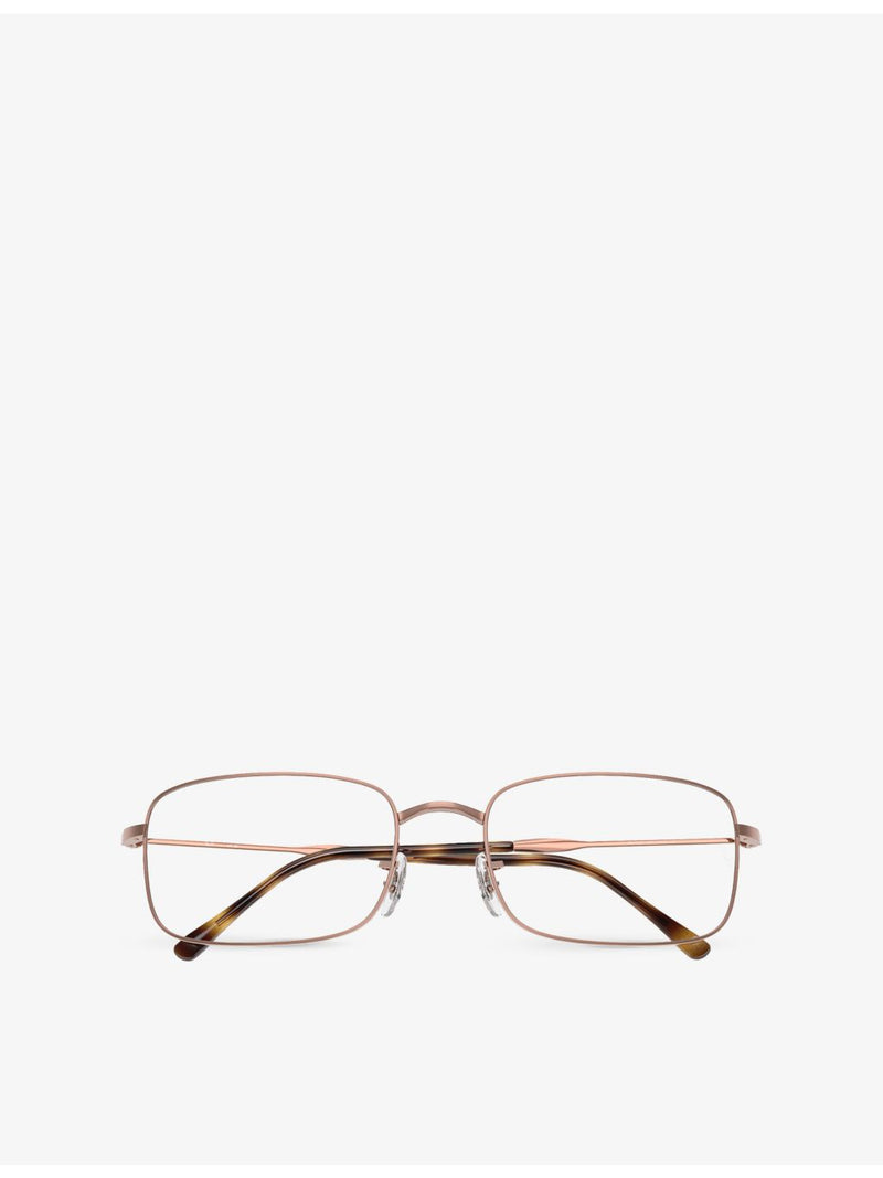 Ray-Ban RX3746V rectangular metal optical glasses - British product