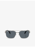 Ray-Ban RB3751 square-frame metal sunglasses - British product