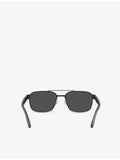 Ray-Ban square metal sunglasses RB3751CH, UK version