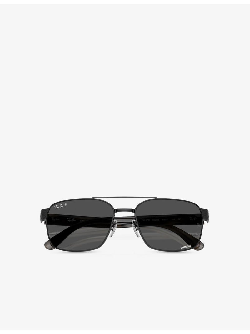 Ray-Ban square metal sunglasses RB3751CH, UK version
