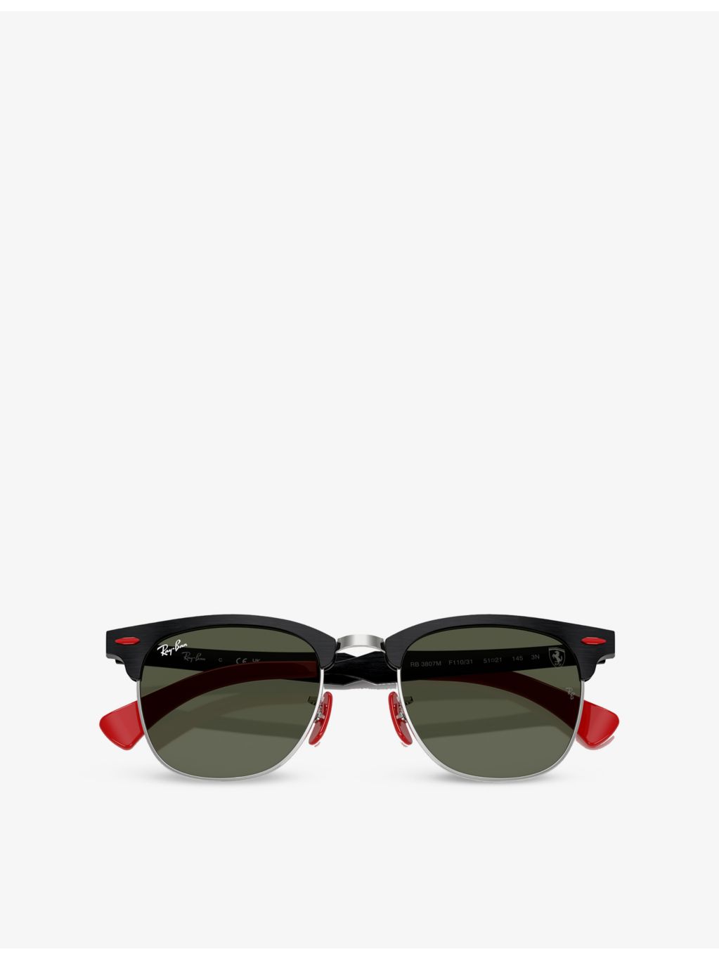 Ray-Ban Scuderia Ferrari Collection square-frame aluminium sunglasses (British brand)