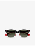 Ray-Ban Scuderia Ferrari Collection square-frame aluminium sunglasses (British brand)