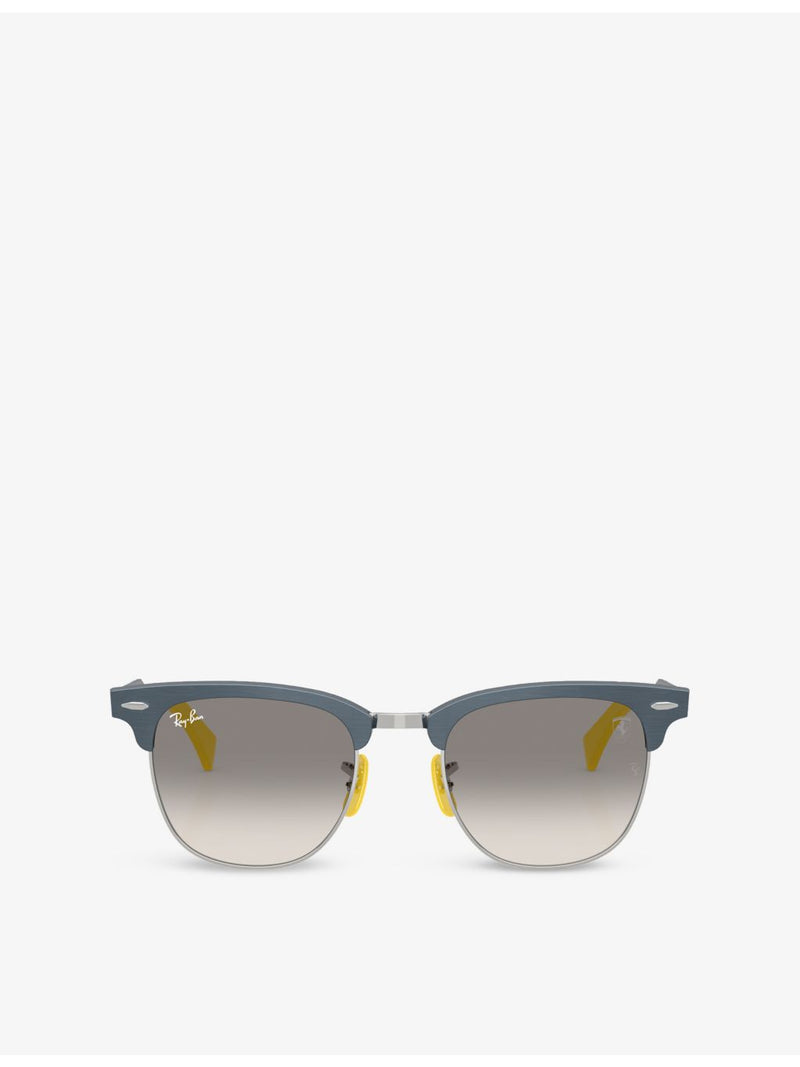 Ray-Ban RB3807M Scuderia Ferrari square aluminium sunglasses (British brand)