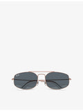 Ray-Ban RB3845 metal sunglasses irregular frame, imported from the UK