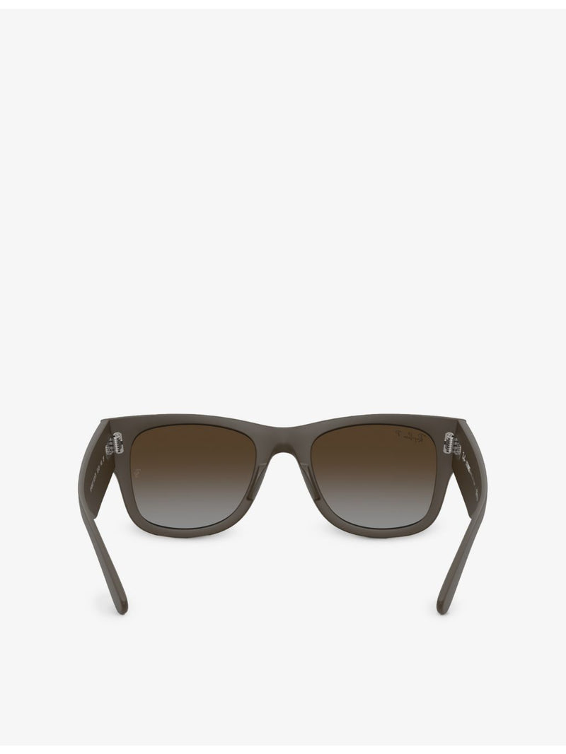 Ray-Ban RB4840S square polycarbonate sunglasses, imported from the UK