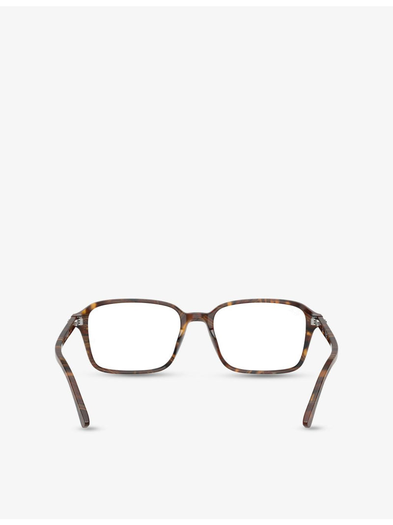 Ray-Ban RX5431 square-frame acetate glasses with 5.4cm lens, UK version