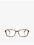 Ray-Ban RX5431 square-frame acetate glasses with 5.4cm lens, UK version