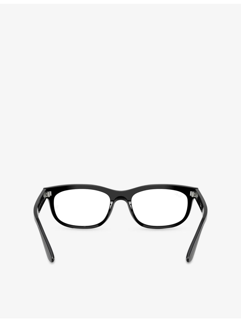 Ray-Ban RX5489 Balorette rectangle acetate optical glasses, imported from the UK