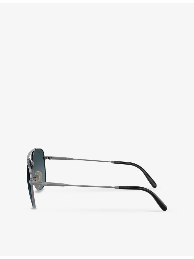 Ray-Ban RB8097 square titanium sunglasses - British product